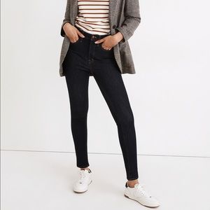 Madewell 10" High-Rise Roadtripper Supersoft Jeggings in Rinse Wash